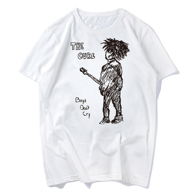 2019 New The Cure T Shirts Men Casual Men Robert Smith T-shirts Short Sleeve Fashion shirts Man Rock Tops Tee shirt s-xxxl