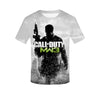 Popular Games Call of Duty Print 3D T-Shirt Summer Men's Casual Tops Cosplay Shooting Sports O-neck Short Sleeve Street Hip-Hop