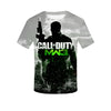 Popular Games Call of Duty Print 3D T-Shirt Summer Men's Casual Tops Cosplay Shooting Sports O-neck Short Sleeve Street Hip-Hop