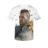 Popular Games Call of Duty Print 3D T-Shirt Summer Men's Casual Tops Cosplay Shooting Sports O-neck Short Sleeve Street Hip-Hop