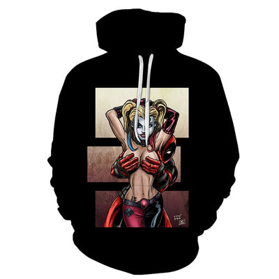 Pennywise 3D Joker Hoodie Sweatshirt Men's and Women's Pullover Hoodie Sudadera Hombre Casual Brand Sportswear Sportswear