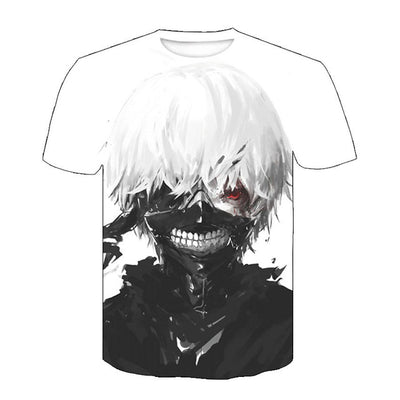 Ahegao t shirt Summer 2019 anime top short sleeved fashion T-shirt hip hop short sleeved fun casual t-shirts for men and women