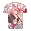 Ahegao t shirt Summer 2019 anime top short sleeved fashion T-shirt hip hop short sleeved fun casual t-shirts for men and women