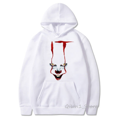 IT movie Cap Hoodies Men Women sweatshirt stephen king High Quality Clown pennywise loser lover unisex halloween Custom Hoodie