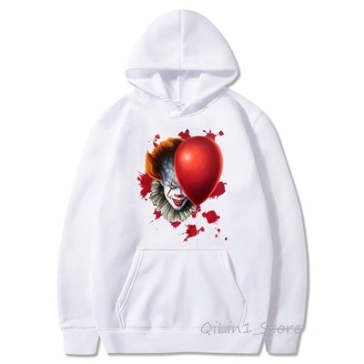 IT movie Cap Hoodies Men Women sweatshirt stephen king High Quality Clown pennywise loser lover unisex halloween Custom Hoodie