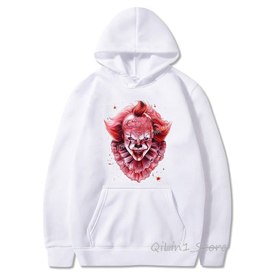 IT movie Cap Hoodies Men Women sweatshirt stephen king High Quality Clown pennywise loser lover unisex halloween Custom Hoodie