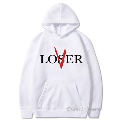 IT movie Cap Hoodies Men Women sweatshirt stephen king High Quality Clown pennywise loser lover unisex halloween Custom Hoodie