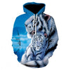 Men's new animal-print hoodie 3d lion head hoodie for fall, 2019 brand hoodie fashion tracksuit street coat