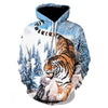 Men's new animal-print hoodie 3d lion head hoodie for fall, 2019 brand hoodie fashion tracksuit street coat