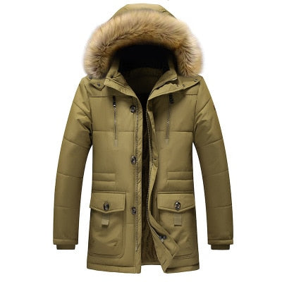 Mens Winter Jackets and Coats Winter Jacket Men Thickening Warm Men Clothes Hooded Man's Coat Outerwear Manteau Homme M-7XL