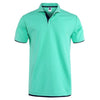 Men's T-shirt Summer Classic Cotton Short Sleeve Tee Shirt Mens Casual Solid T-Shirts Tops Men Business Golf T Shits Camisa Tops