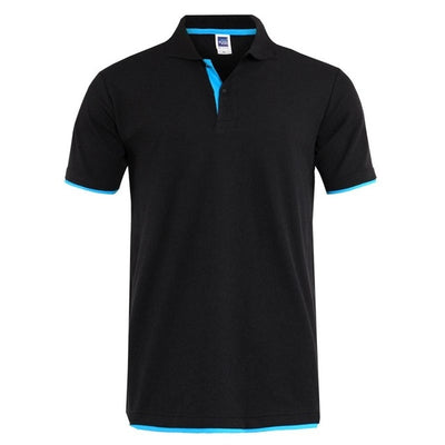 Men's T-shirt Summer Classic Cotton Short Sleeve Tee Shirt Mens Casual Solid T-Shirts Tops Men Business Golf T Shits Camisa Tops