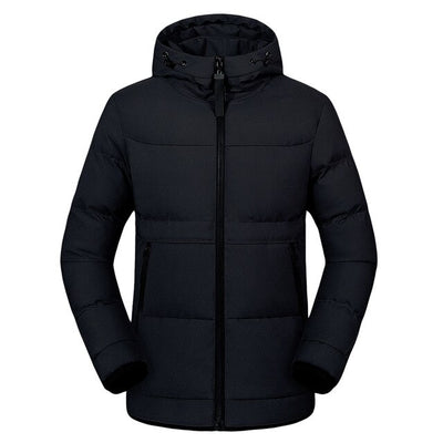 Winter coat Mens 2019 casual Male Parka Thick Warm Jacket Mens Solid Windbreaker Man new Overcoat Zipper Coat Jaqueta Masculina