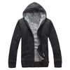 Nice Winter Men Zipper Sweatercoat Fleece Hooded Knitted Sweaters Jacket Outwear Casual Thick Warm Cardigan Coats Sweatshirts