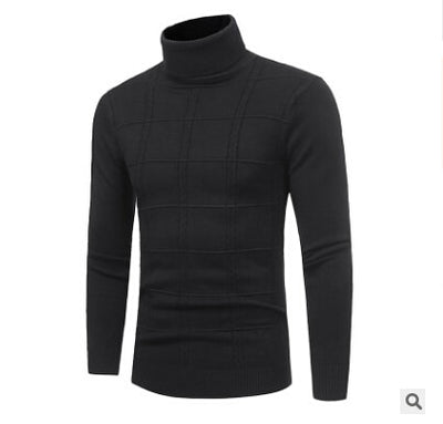 Mens Casual Slim Fit Pullover Sweater Knit Turtleneck Thermal Men's Merino Wool Turtleneck Sweater Classic Long Sleeve Pullover