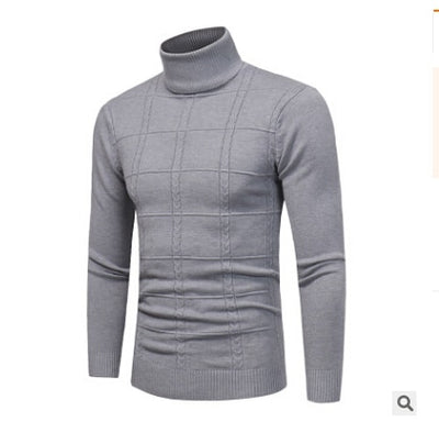 Mens Casual Slim Fit Pullover Sweater Knit Turtleneck Thermal Men's Merino Wool Turtleneck Sweater Classic Long Sleeve Pullover