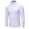 Mens Turtle Neck Fashion New Casual Cotton Sweaters Skivvy Turtleneck Sweaters Stretch Tops