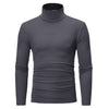 Mens Turtle Neck Fashion New Casual Cotton Sweaters Skivvy Turtleneck Sweaters Stretch Tops