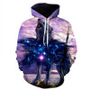 TUNSECHY NEW 2020 Hot Fashion Men/Women 3d Sweatshirts Print Spilled Milk Space Galaxy Hooded Hoodies Thin Unisex Pullovers Tops