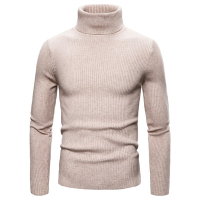 16 Colors GustOmerD 2019 Winter Pullovers Sweater Men Fashion Slim Fit England Style Mens Sweaters Casual Warm Turtleneck Men