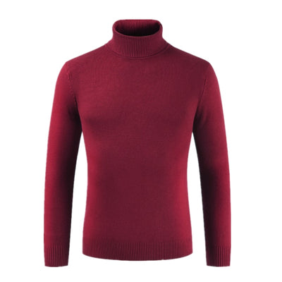 16 Colors GustOmerD 2019 Winter Pullovers Sweater Men Fashion Slim Fit England Style Mens Sweaters Casual Warm Turtleneck Men