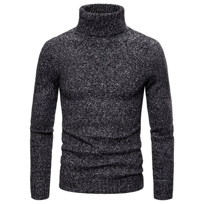 16 Colors GustOmerD 2019 Winter Pullovers Sweater Men Fashion Slim Fit England Style Mens Sweaters Casual Warm Turtleneck Men