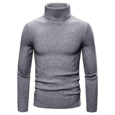 16 Colors GustOmerD 2019 Winter Pullovers Sweater Men Fashion Slim Fit England Style Mens Sweaters Casual Warm Turtleneck Men