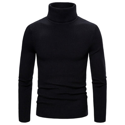 16 Colors GustOmerD 2019 Winter Pullovers Sweater Men Fashion Slim Fit England Style Mens Sweaters Casual Warm Turtleneck Men