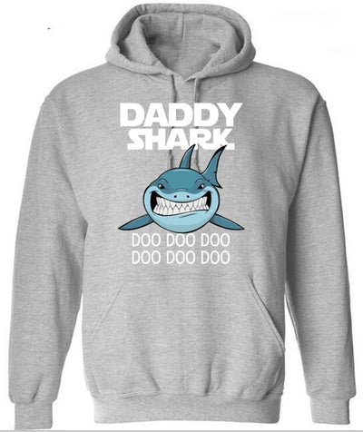 Sweatshirts Daddy Shark Baby Mommy Daddy Matching Family Shark Hoodies Men 2020