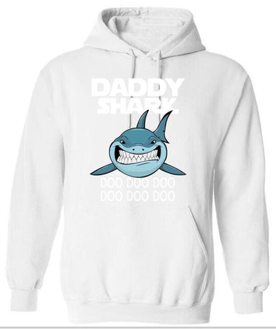 Sweatshirts Daddy Shark Baby Mommy Daddy Matching Family Shark Hoodies Men 2020