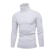 Dihope Spring Warm Turtleneck Sweater Men Fashion Solid Knitted Mens Sweaters 2020 Casual Male Double Collar Slim  Pullover