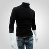 Dihope Spring Warm Turtleneck Sweater Men Fashion Solid Knitted Mens Sweaters 2020 Casual Male Double Collar Slim  Pullover