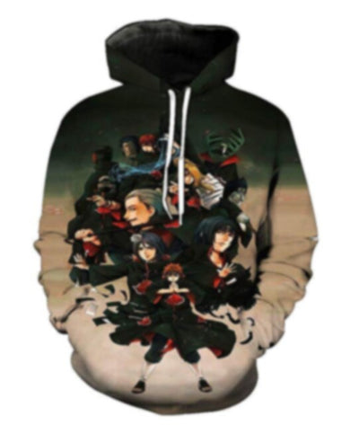 2020 Hoodies Unisex Naruto Harajuku Japanese Anime  Printed Men's Hoodie Male Streetwear Fashion Casual sweatshirt Coat