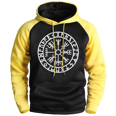 Viking Compass Sons Of Anarchy Hoodies Mens Sweatshirts 2020 Male Winter Gone to Valhalla Raglan Hoodies Sportswear Male Hoody