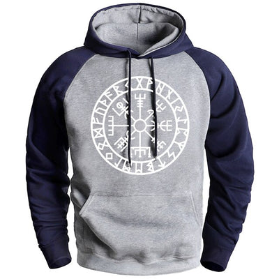 Viking Compass Sons Of Anarchy Hoodies Mens Sweatshirts 2020 Male Winter Gone to Valhalla Raglan Hoodies Sportswear Male Hoody