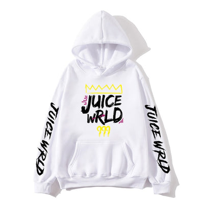 2020 black and white red color J UICEWrld hoodie sweatshirt juice wrld juice wrld juicewrld trap rap rainbow glitch juice world