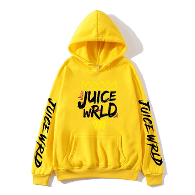 2020 black and white red color J UICEWrld hoodie sweatshirt juice wrld juice wrld juicewrld trap rap rainbow glitch juice world