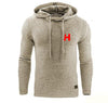 Men's sweater autumn and winter warm knitted sweater HH men's casual hooded pullover men's cotton jacket pull homme large size