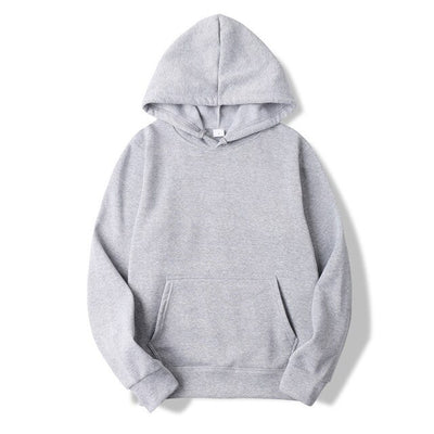 2020 Men Hoodies Casual Streetwear Pullover Solid Long Sleeve Sweatshirts Autumn Winter Fleece Hoody Tops Custom Logo