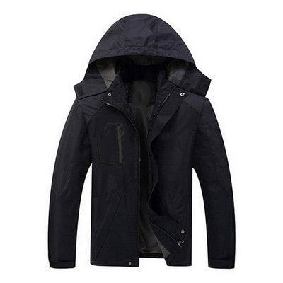 Autumn Winter Men Jacket Coats Singles Stand Collar Casual Business Portable Solid Zipper Outwear Motorcycle Male Clothing