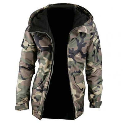 Winter Ski Coat Camouflage Style Men's Hooded Green White Color Mens Jacket Bomber Jacket Camouflage Jacket for Men 2020