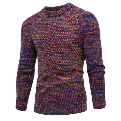 Casual Long Sleeve Autumn Winter Sweater Pullovers Jumper Men's O-Neck Mens Knitted Wool Sweaters New Fashion Knitwear