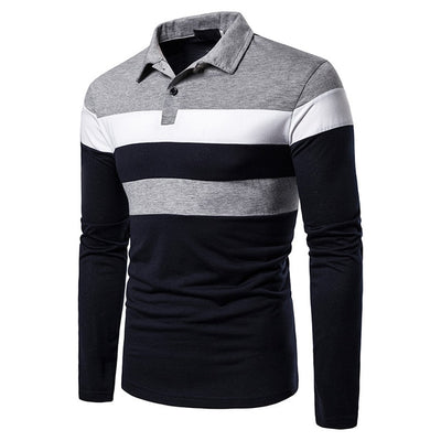 Fashion Clothes New Sweater Men's Autumn Warm Slim Fit Long Sleeve Turn-down Collar Fitness Workout Clothes Sweater