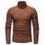 Autumn Winter Men Casual Bottoming Sweater High Collar Long-sleeved Solid Color Slim Warm Sweater