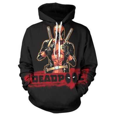 fashion 3D Print Super Hero Deadpool Hoodie Casual Hoodie Sportswear Hooded Sweatshirt  Anime Character Hoodie 2020 The New