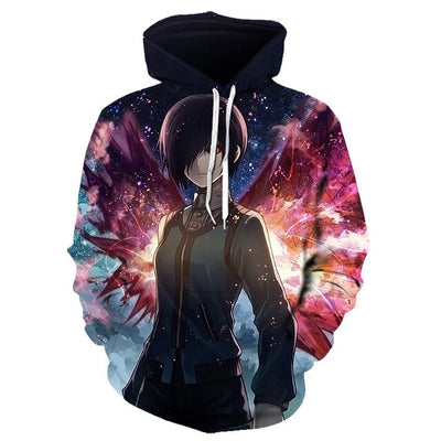 Tokyo Ghoul Hoodies 2020 New Fashion Funny Anime Hoodie and Sweatshirts 3d Hooded harajuku Hip Hop Men Women Asian size