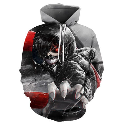 Tokyo Ghoul Hoodies 2020 New Fashion Funny Anime Hoodie and Sweatshirts 3d Hooded harajuku Hip Hop Men Women Asian size