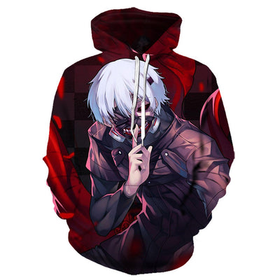 Tokyo Ghoul Hoodies 2020 New Fashion Funny Anime Hoodie and Sweatshirts 3d Hooded harajuku Hip Hop Men Women Asian size