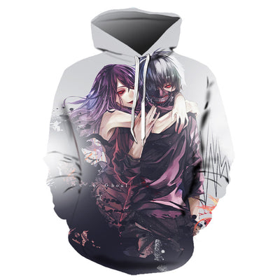 Tokyo Ghoul Hoodies 2020 New Fashion Funny Anime Hoodie and Sweatshirts 3d Hooded harajuku Hip Hop Men Women Asian size