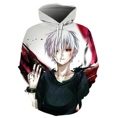 Tokyo Ghoul Hoodies 2020 New Fashion Funny Anime Hoodie and Sweatshirts 3d Hooded harajuku Hip Hop Men Women Asian size